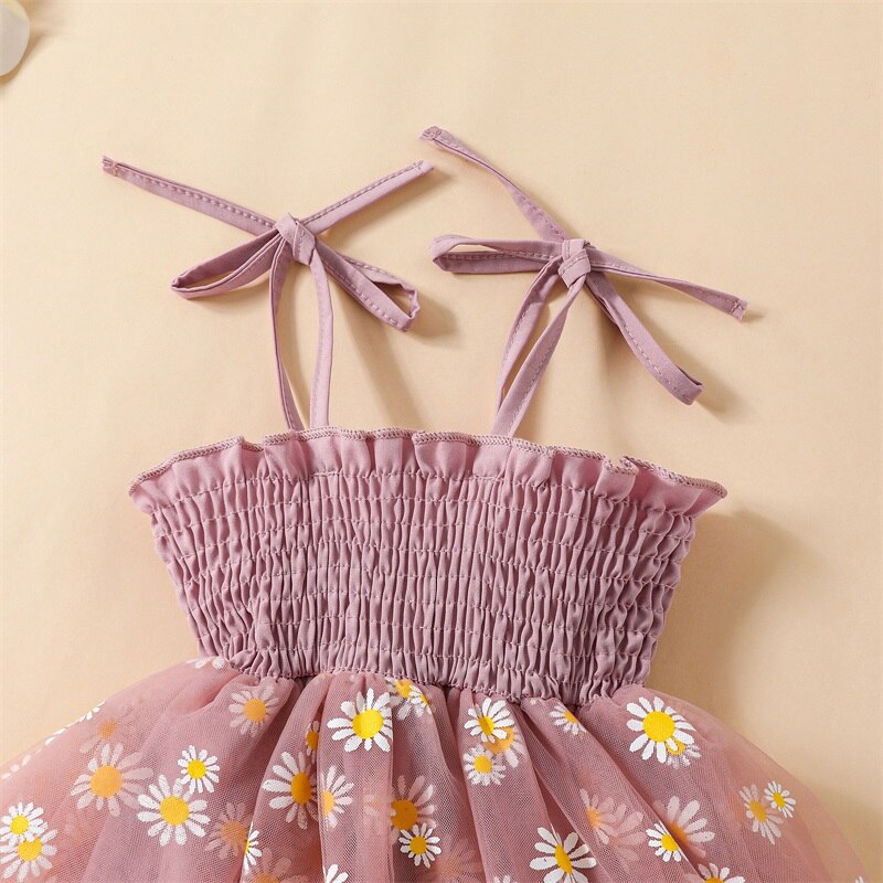 DAISY Smocked Romper Dress
