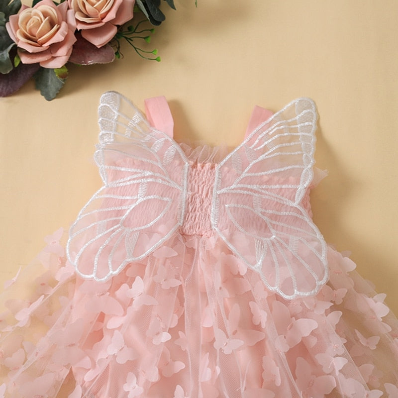 BUTTERFLY FAIRY Romper Dress Purple / 6-12 months BUTTERFLY FAIRY Romper Dress Purple / 6-12 months