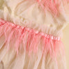 CELINE Pink Tassel Tulle Romper