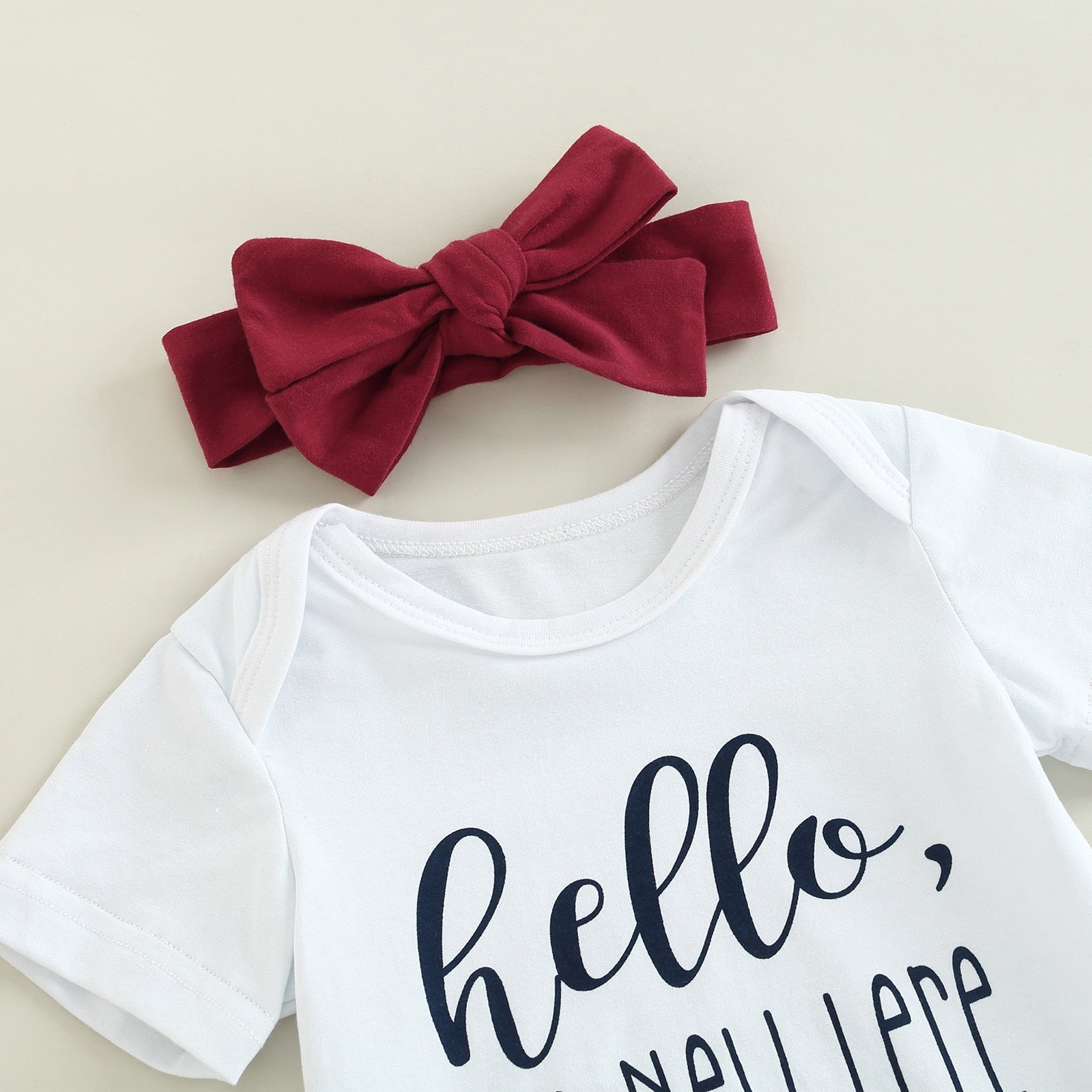 HELLO I'M NEW HERE Red Outfit