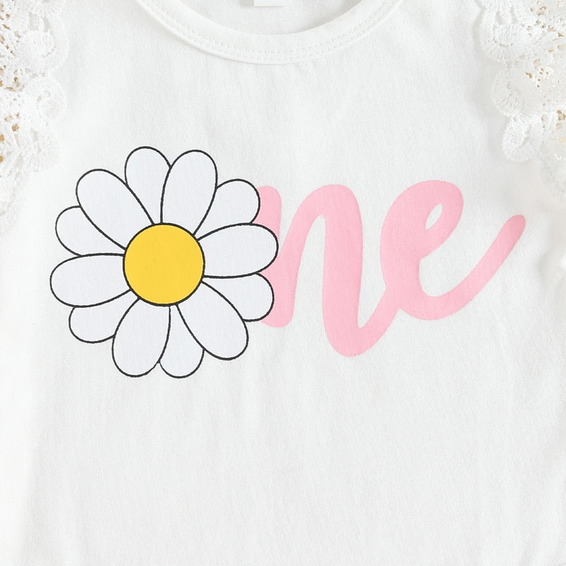 ONE Daisy Pink Tutu Outfit