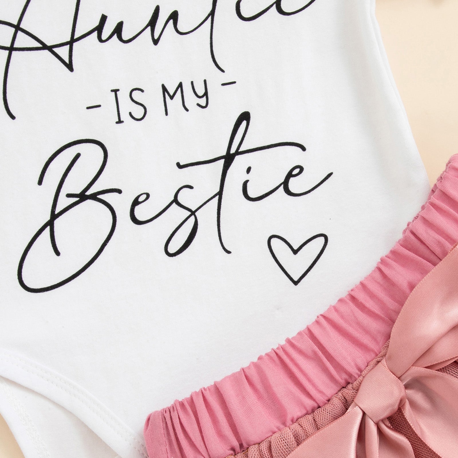 Aunties bestie hot sale baby outfit