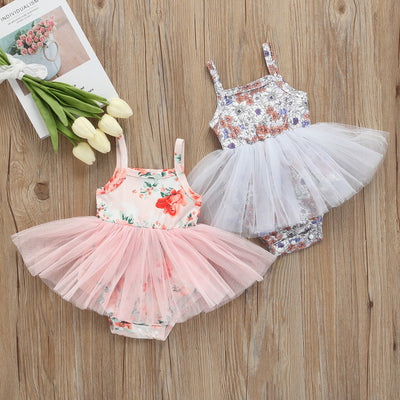 SCARLETT Floral Tutu Romper