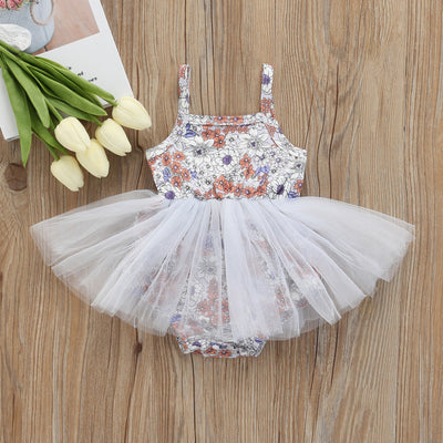 SCARLETT Floral Tutu Romper