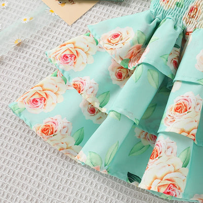 ROSES Mint Layered Dress