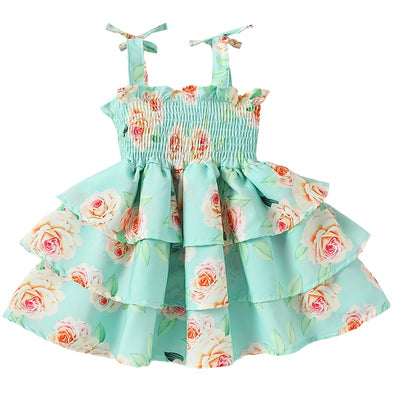 ROSES Mint Layered Dress