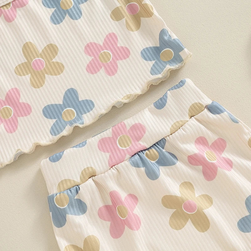 FLOWERS Crop Top Summer Outfit