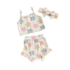 FLOWERS Crop Top Summer Outfit