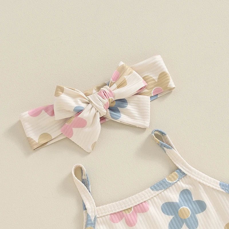 FLOWERS Crop Top Summer Outfit