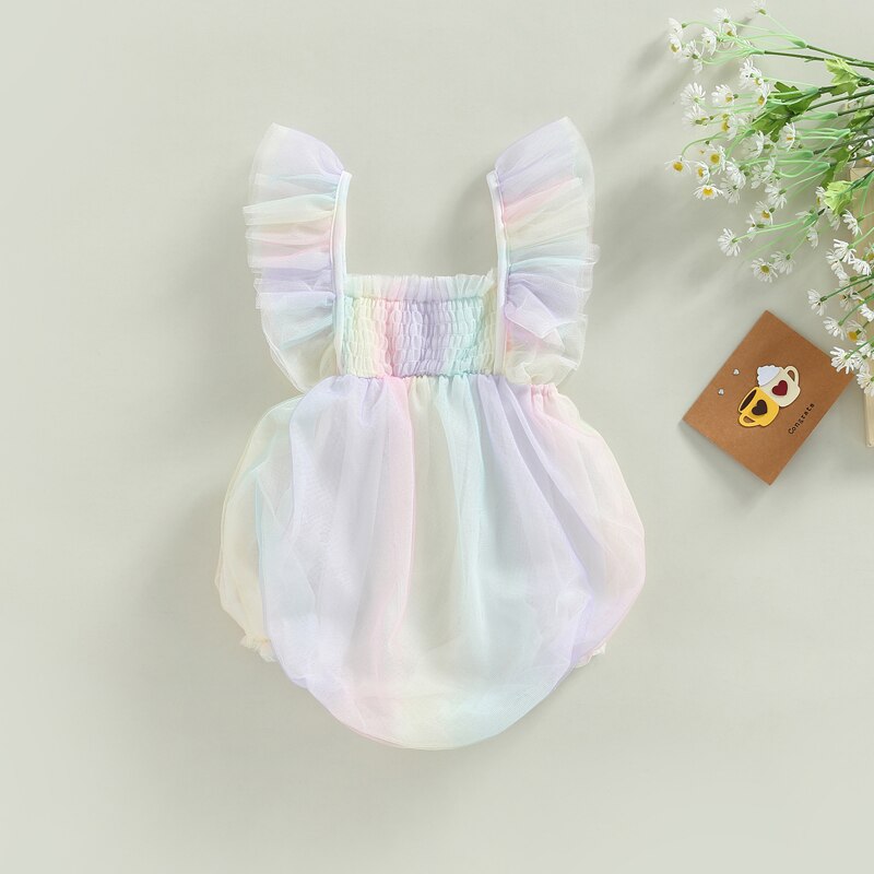 JOSIE Pastel Rainbow Romper