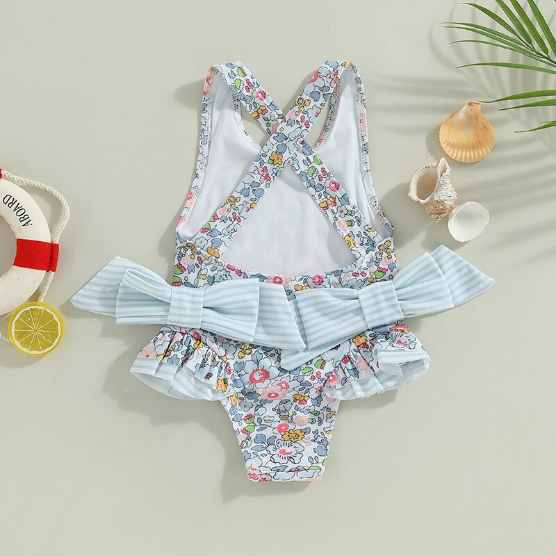 SOPHIE Floral Bowtie Swimsuit