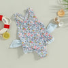 SOPHIE Floral Bowtie Swimsuit