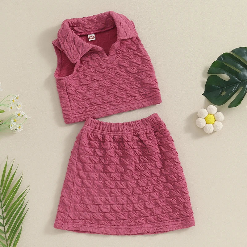 ALLIE Sporty Crop Top & Skirt Outfit