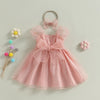 TERESA Tulle Polka Dot Dress with Headband