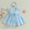 TERESA Tulle Polka Dot Dress with Headband