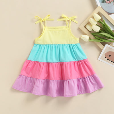 RAINBOW Babydoll Dress