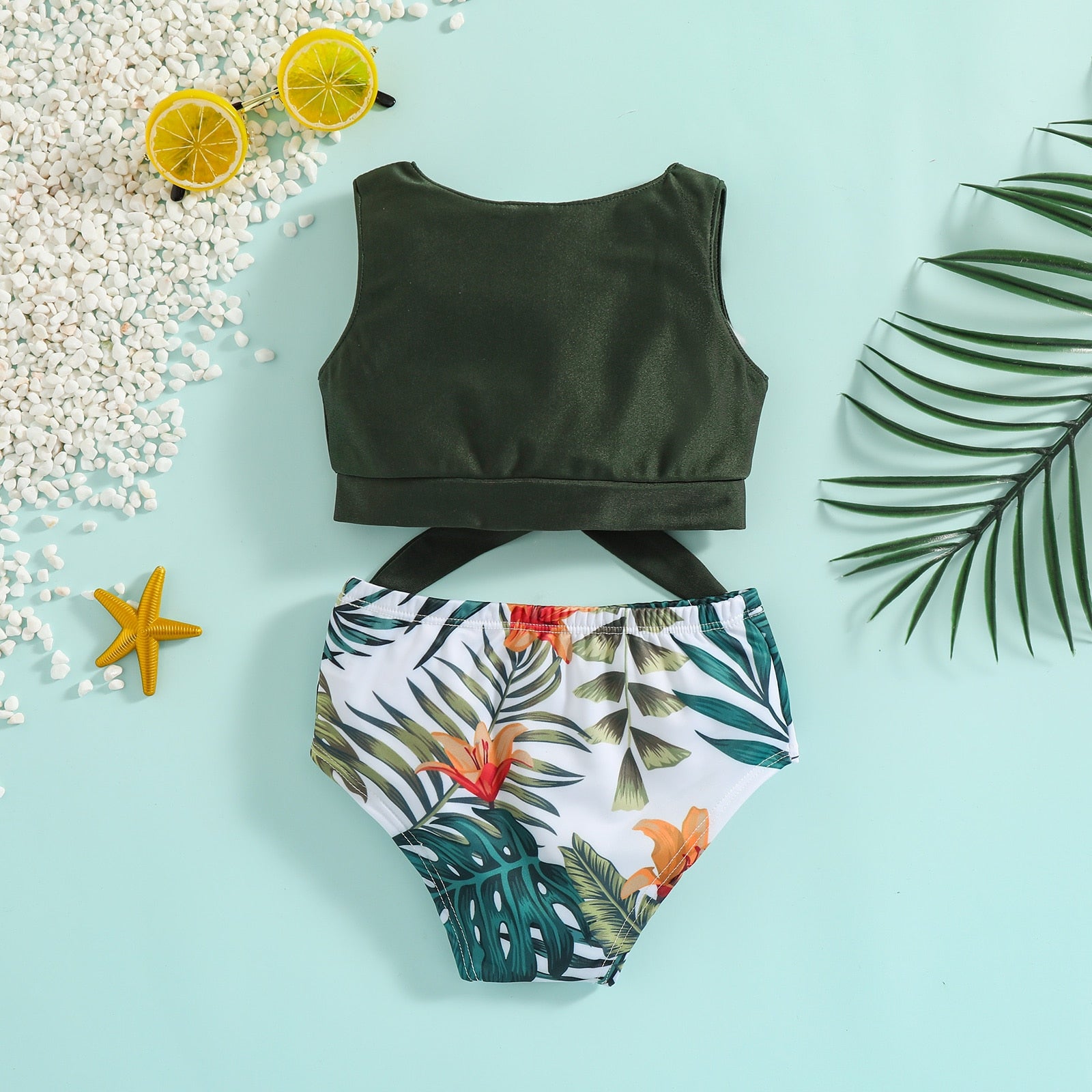 Beach Weather 3 Piece Bikini Short Set – Jontes Unique Boutique