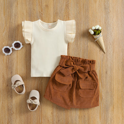 MOLLY Corduroy Skirt Set