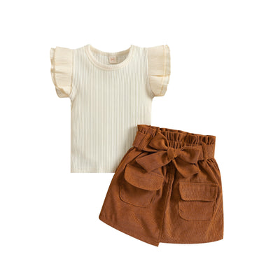 MOLLY Corduroy Skirt Set