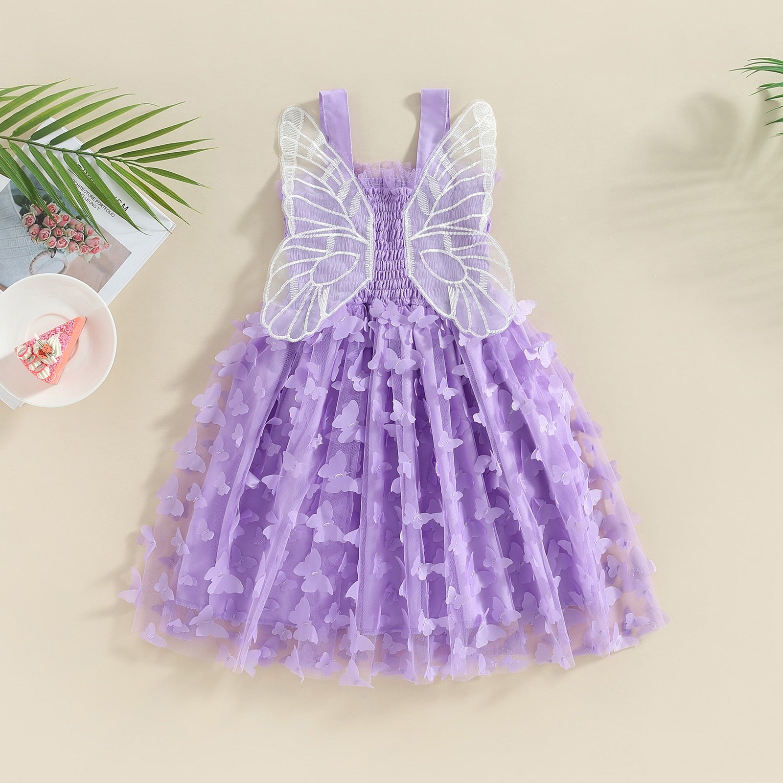 BUTTERFLY PRINCESS Dress Pink / 6-12 months BUTTERFLY PRINCESS Dress Pink / 6-12 months