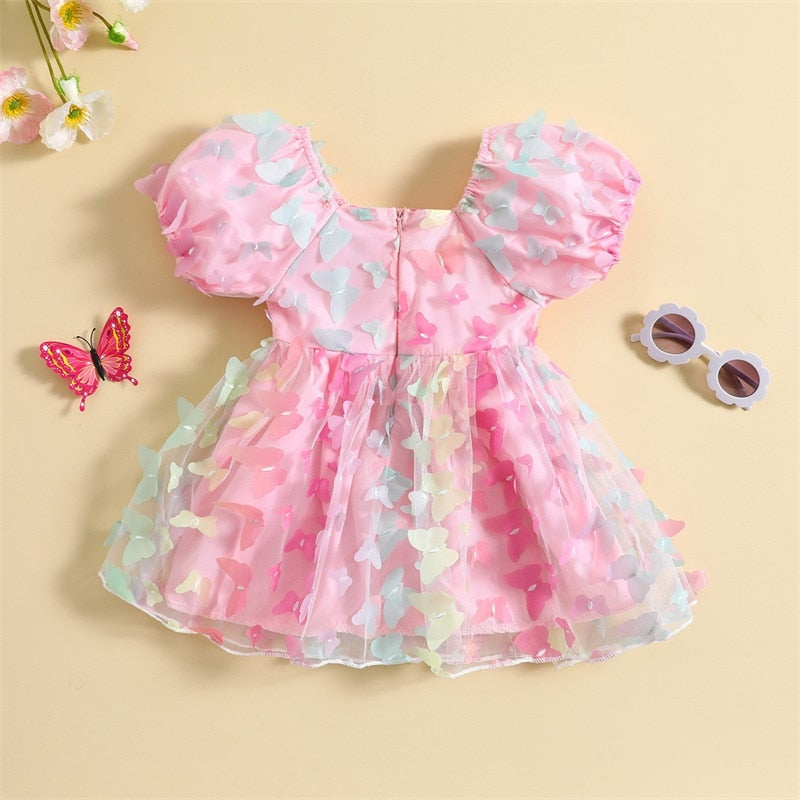 BUTTERFLY Puff Sleeve Dress