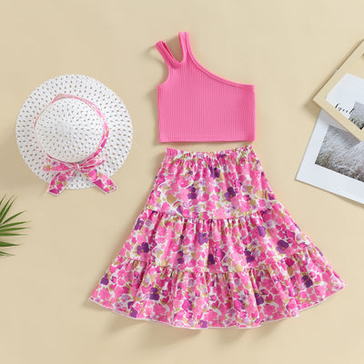 LILLYBELLE Skirt Set with Sun Hat
