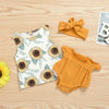 SUNFLOWER Summer Outfit with Headband