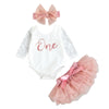 ONE Lace Tutu Outfit with Headband
