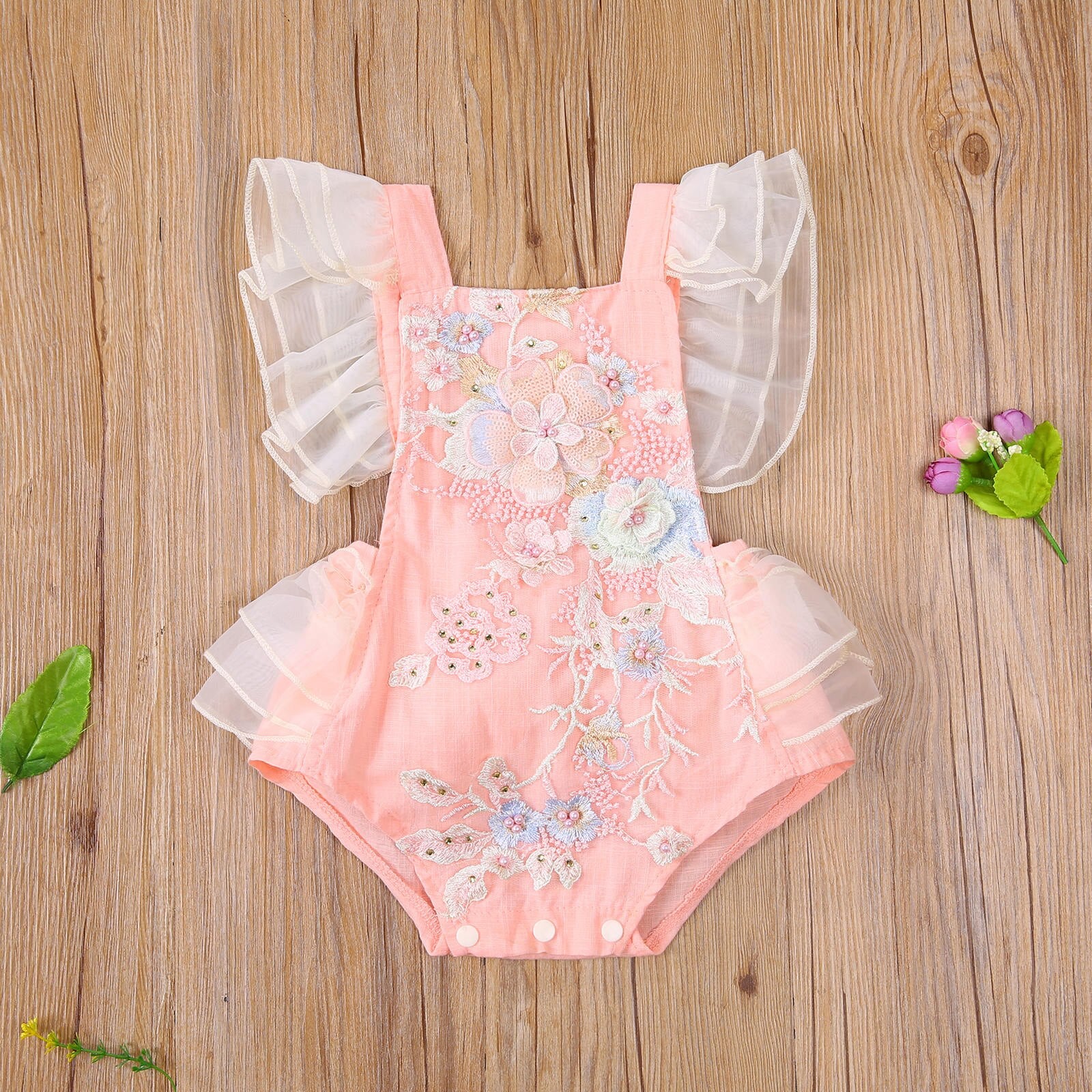 FAIRYTALE Embroidered Romper