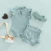 ADRIELLE Ruffle Outfit with Headband