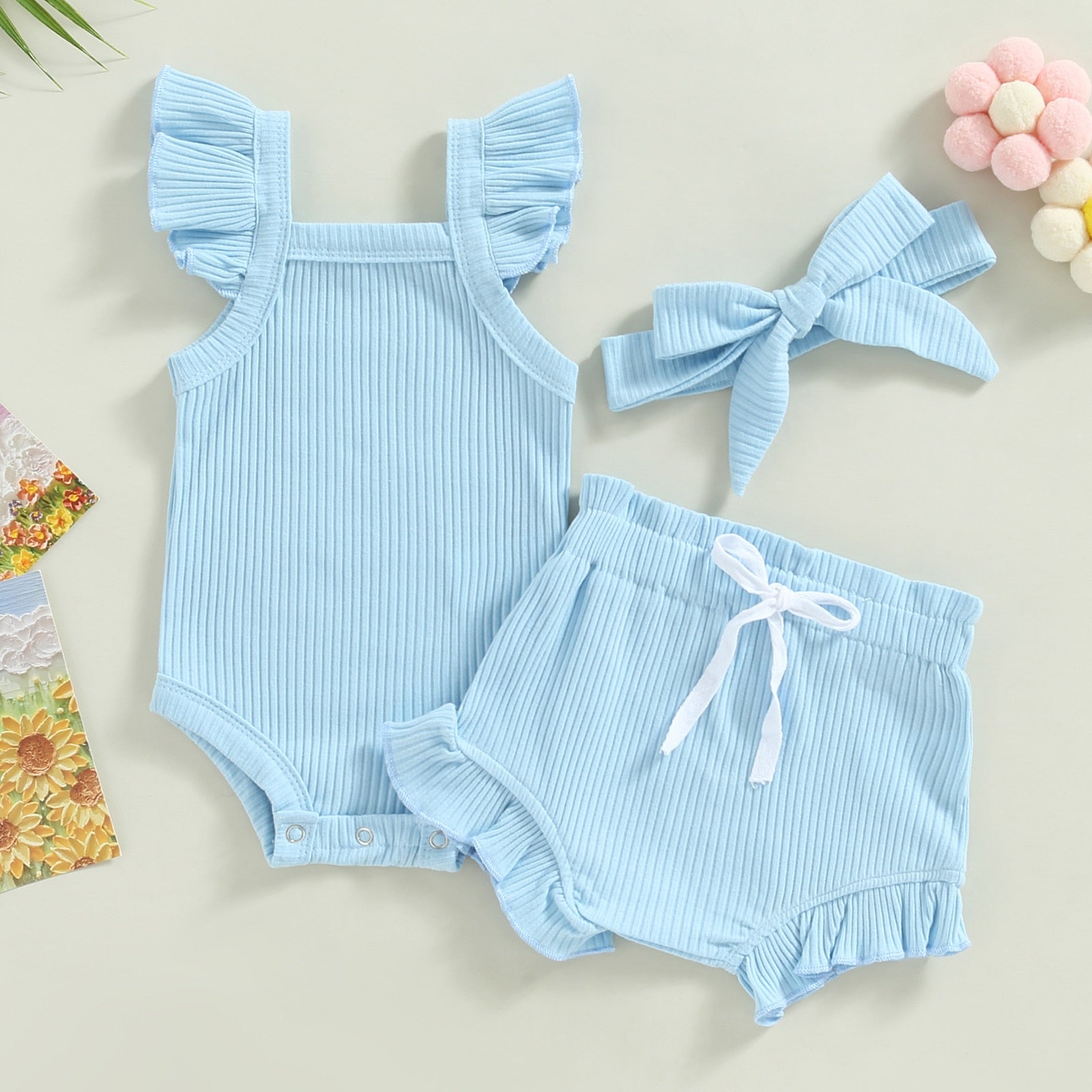 SOLEIA Summer Ruffle Outfit