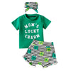 MOM'S LUCKY CHARM Outfit with Headband