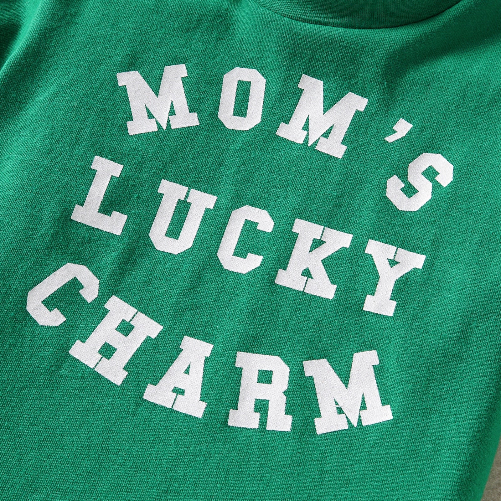 MOM'S LUCKY CHARM Outfit with Headband