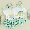 HAPPY ST. PATRICK'S DAY Outfit with Headband