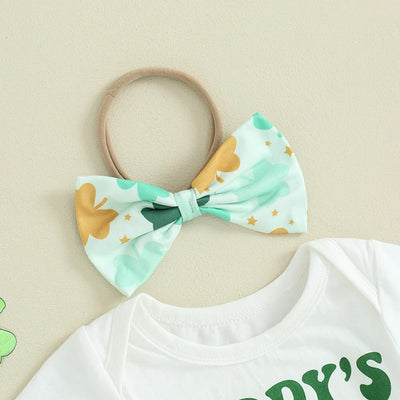 HAPPY ST. PATRICK'S DAY Outfit with Headband