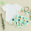 HAPPY ST. PATRICK'S DAY Outfit with Headband