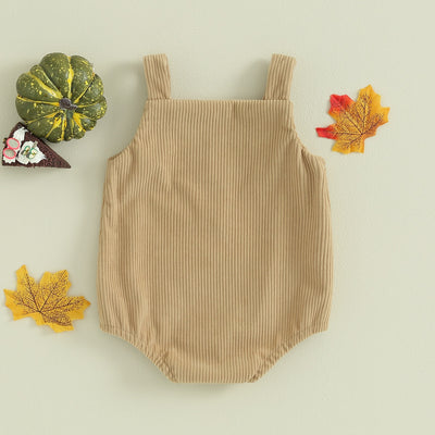 THANKSGIVING Corduroy Romper