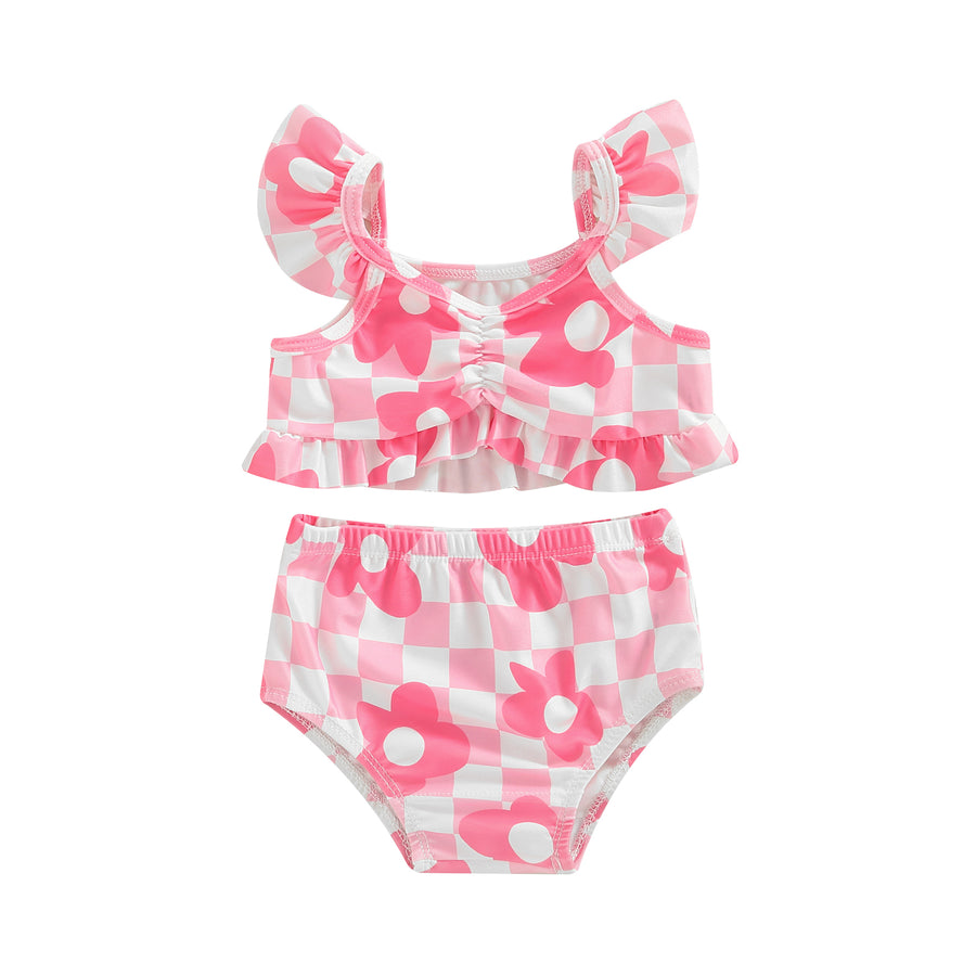 FLOWER POWER Ruffle Bikini