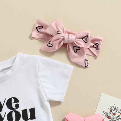 LOVE YOU MORE Outfit with Headband