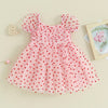 POLKA HEARTS Tulle Dress