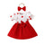 HEARTS Red Bowtie Dress with Headband