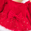 CHRISTMAS SPARKLES Santa Romper Dress