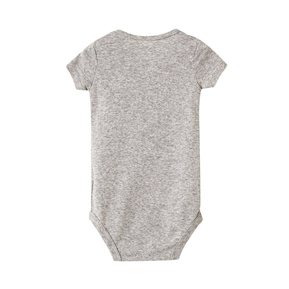 Gray best sale baby onesie