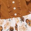 CLAIRE Floral Ruffle Dress