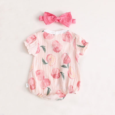 PEACHES Wrap Outfit with Headband