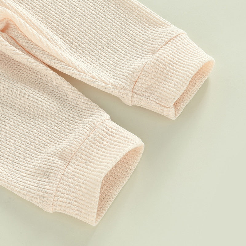 HELLO PUMPKIN Waffle Knit Outfit