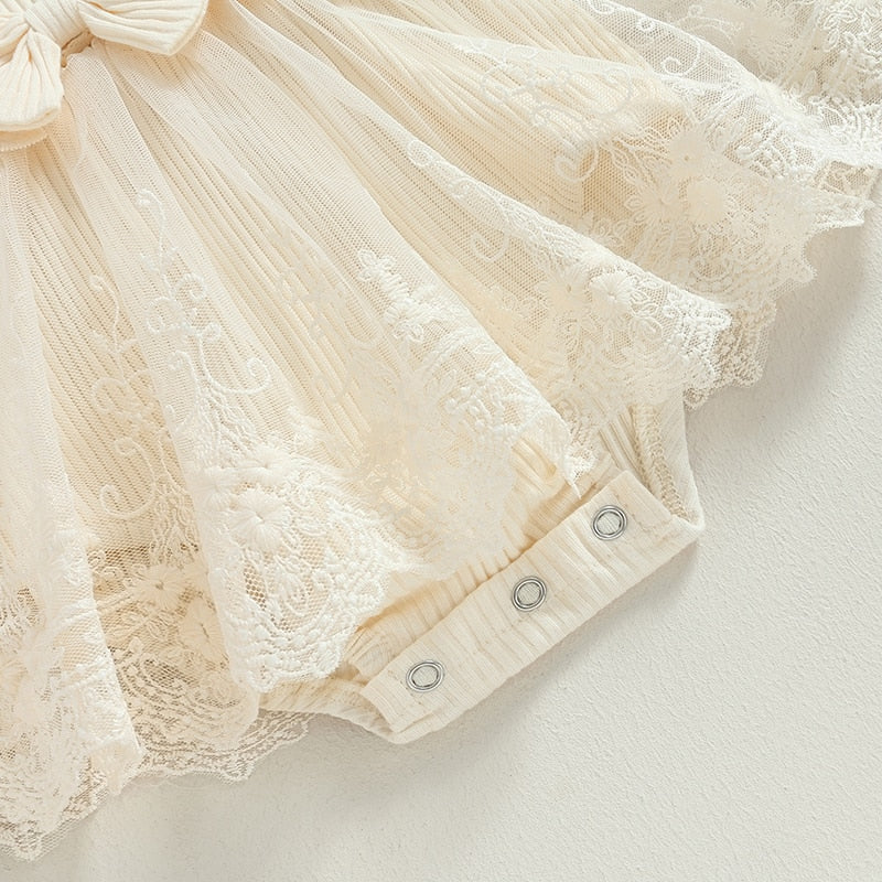 PERSEPHONE Long-Sleeve Romper Dress