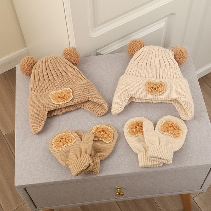 TEDDY Beanie & Mitten Set