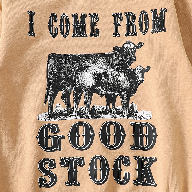 HOME IS WHERE THE HERD IS Long-Sleeve Onesie