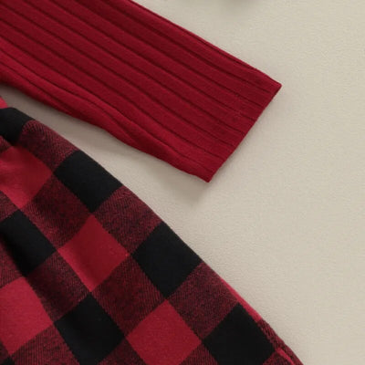 RUTH Plaid Bowtie Skirt Outfit
